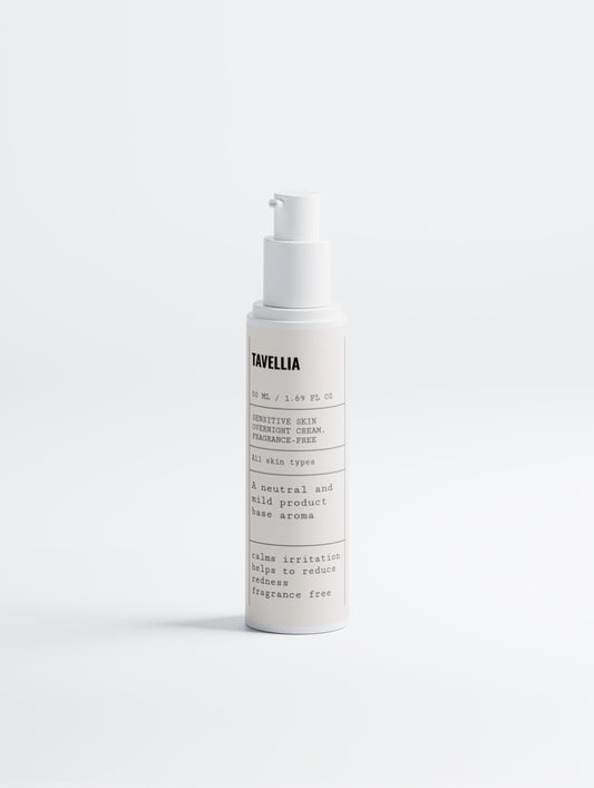 Sensitive Skin Overnight Cream, Fragrance-Free